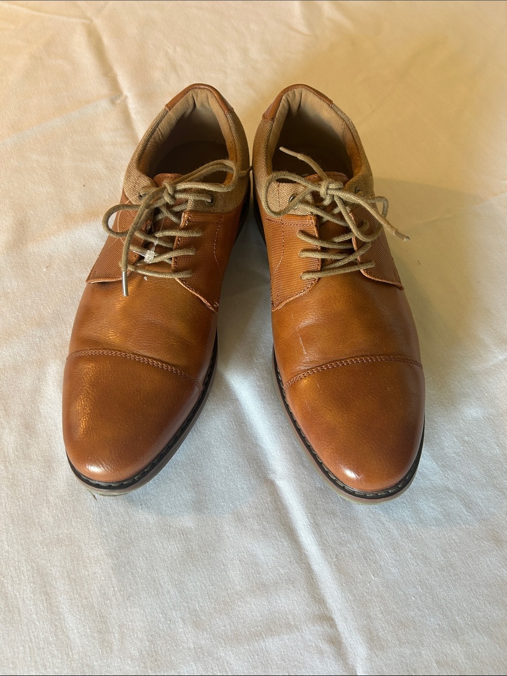 Big kids Freeman Honey Brown dress shoe.